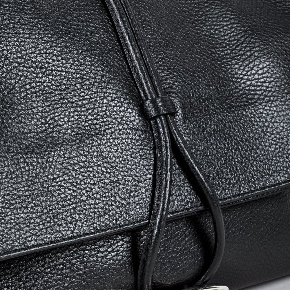 Burberry Haymarket Horn Toggle Shoulder Bag - Picture 6 of 11